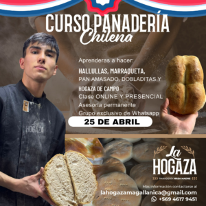 curso "panadería chilena" online 7 de marzo